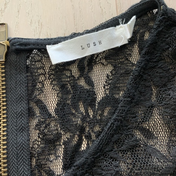 Little Black Dress by Lush with lace cutouts - Picture 2 of 7